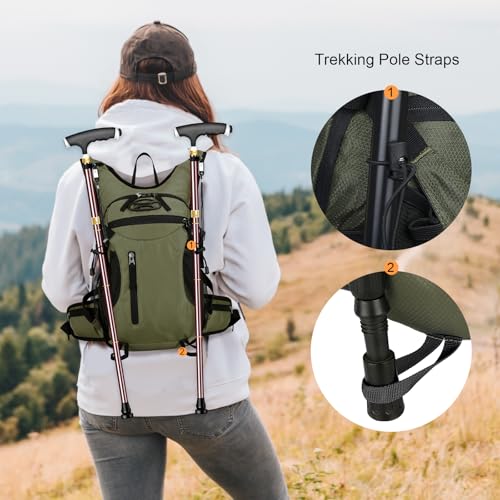 Outplea 15L Cycling Backpack with Helmet Buckle