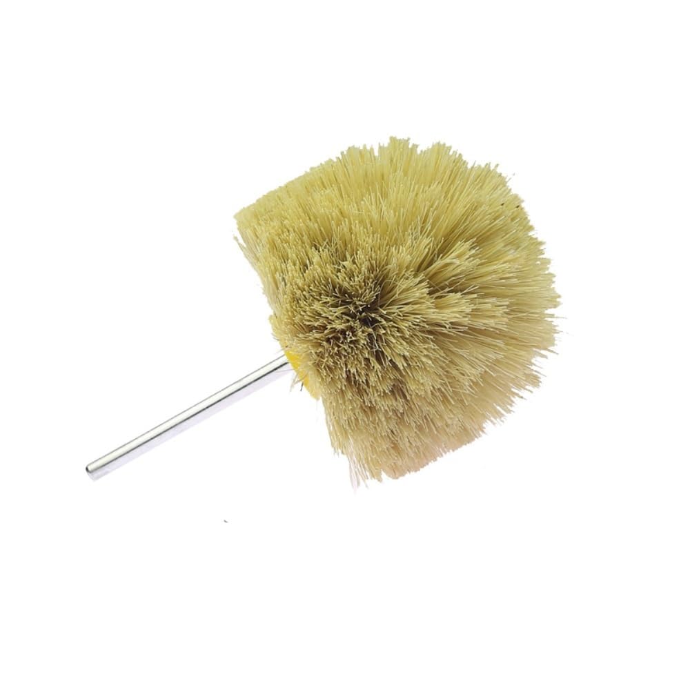 Zestaw pędzli do polerowania z włosia sizalowego, tarcza polerska montowana na wiertarce do drewna wielokrotnego użytkuplastik woskowanie i połysk powierzchni(100mm Fur Radial)