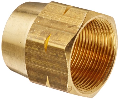 Image of Eaton Weatherhead 33806-B Nut, CA360 Brass, 3 /8 inch Hose ID, (Pack of 5)