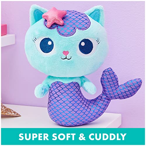 Gabby's Dollhouse, 8-Inch Mercat Purr-Ific Plush Toy, Kids Toys For Ages 3 And Up #TOP1