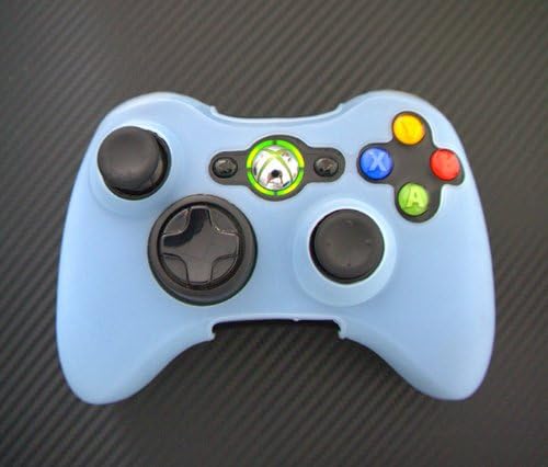 One Piece 1x for Xbox 360 Remote Controller Silicon Protective Skin Case Cover (Light Blue)