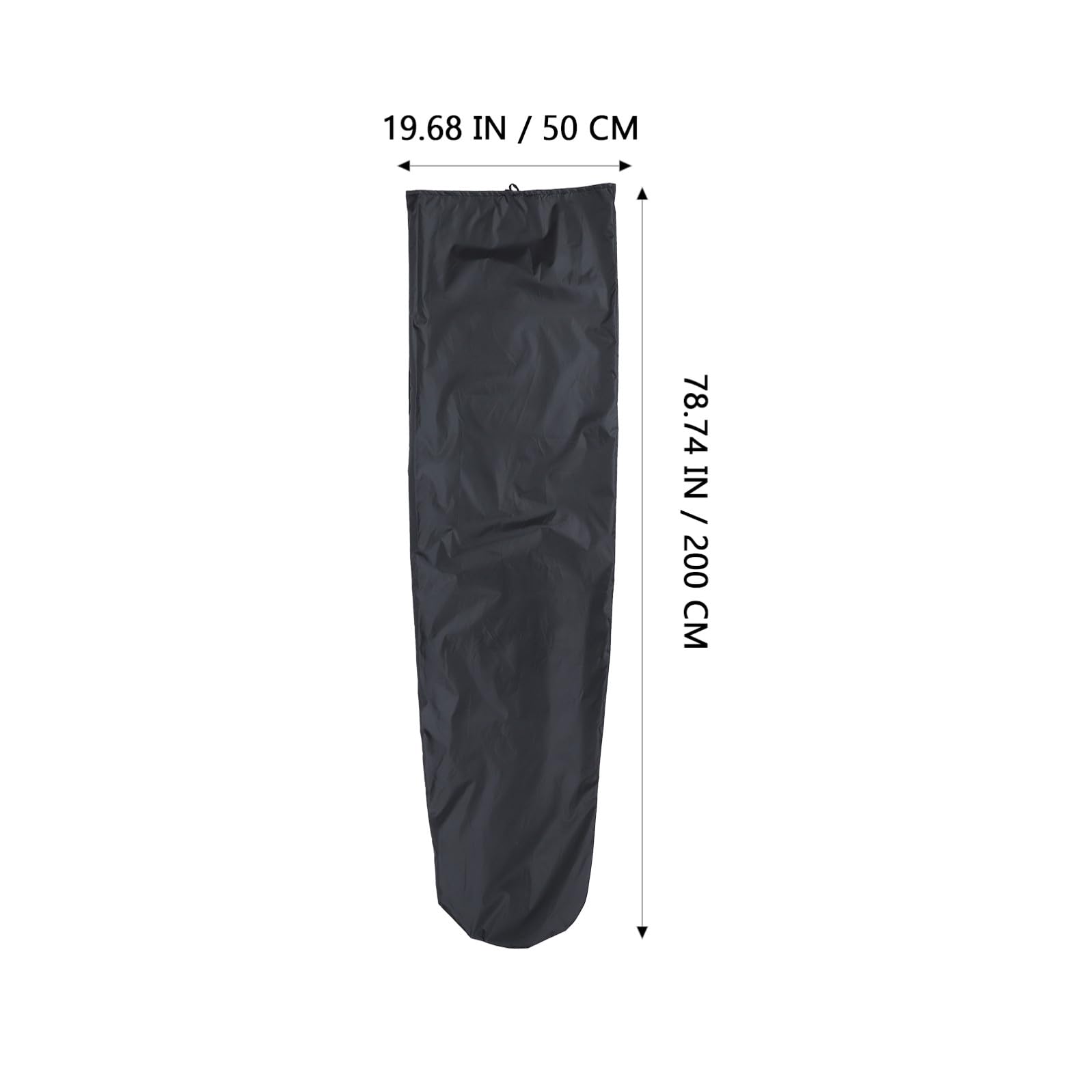 ibasenice Funda para Tabla de Surf Ligera Oxford Protección Exterior contra Polvo y Agua Funda Protectora para Snowboard y Surfboard Negra