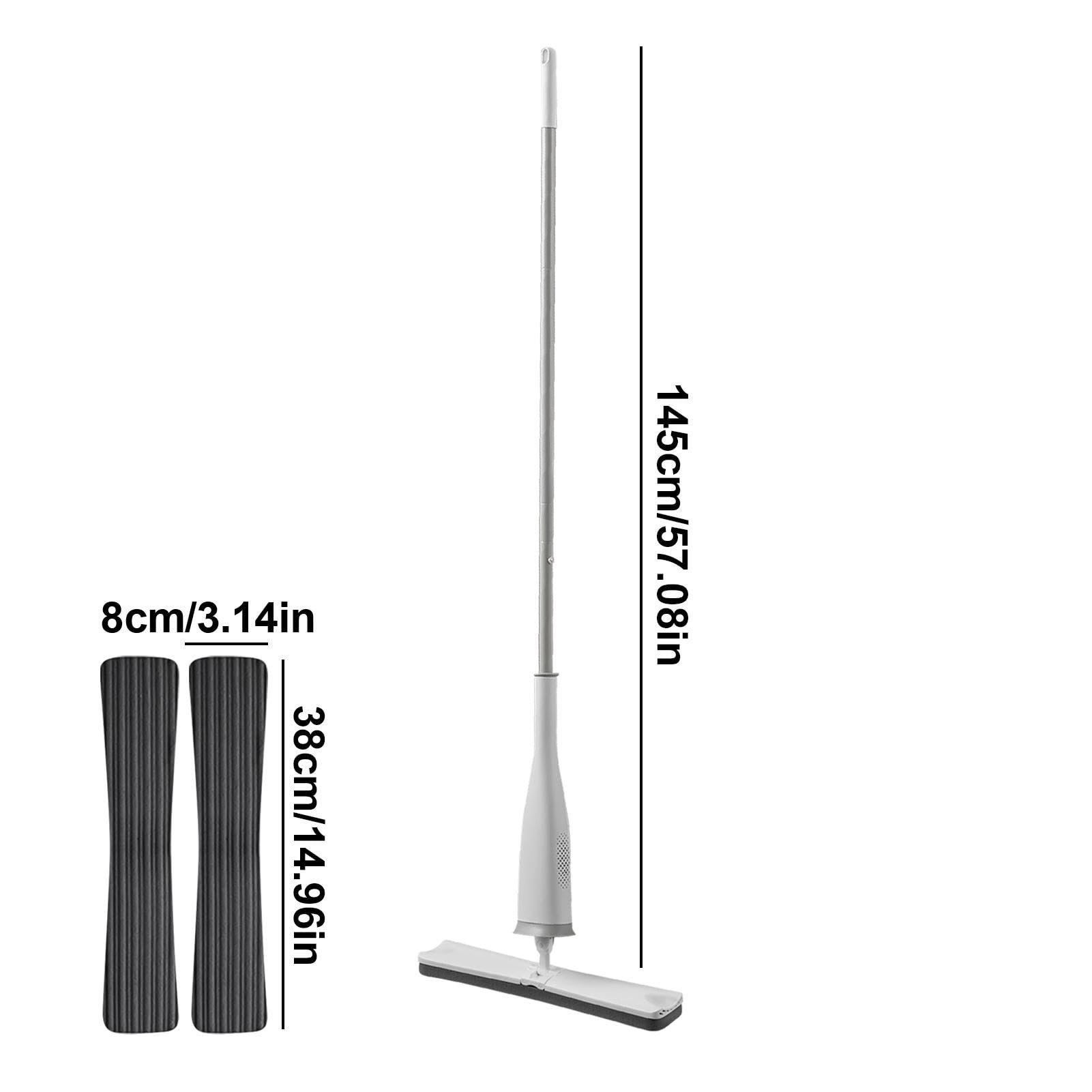 Mocio in spugna – Kit di pulizia per pavimenti in legno duro e pavimenti | Heavy Duty Squeeze Wring Cleaner Mop per pavimenti in piastrelle, bagno, garage