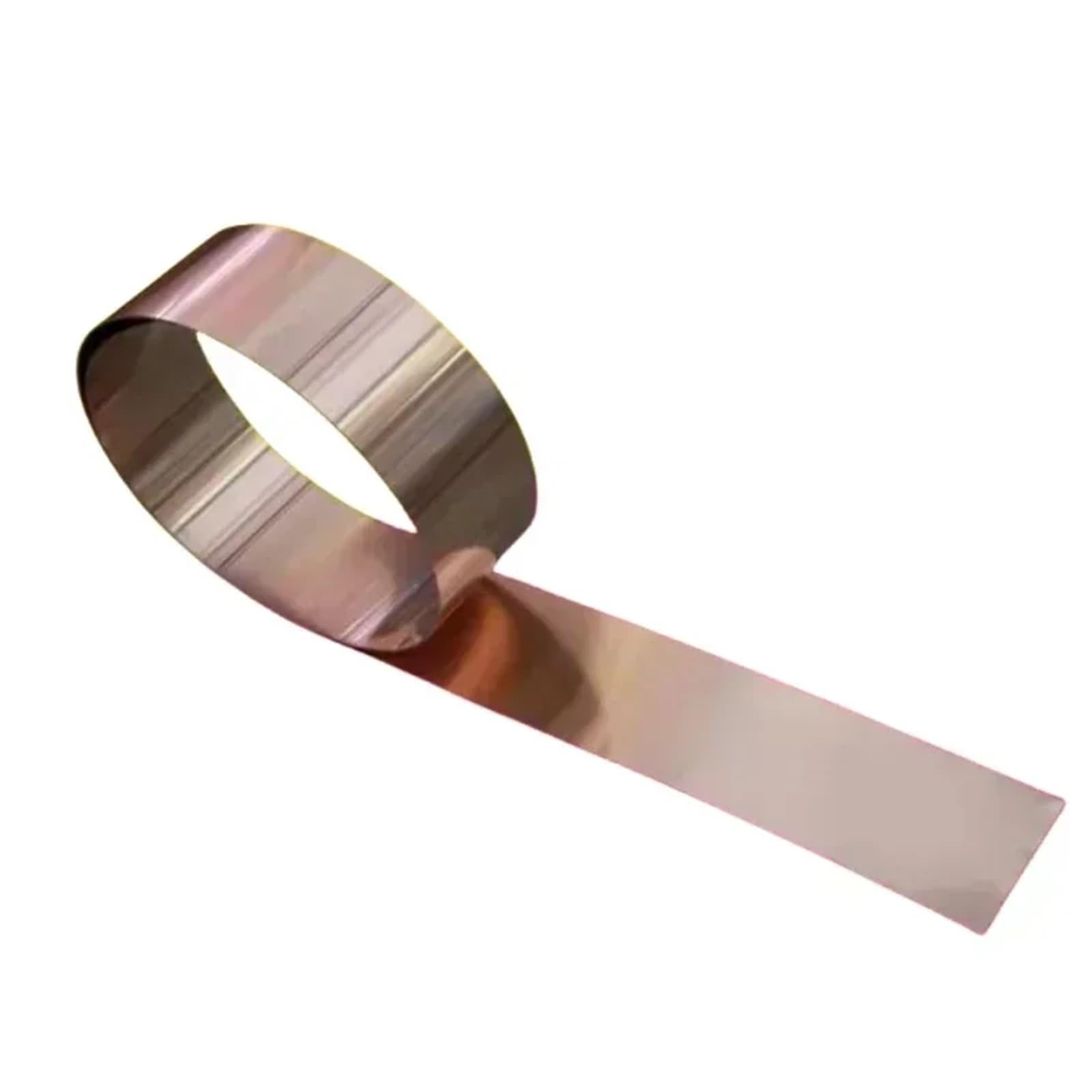 Rolka blachy mosiężnej, Mosiężna blacha miedziana berylowa Elastyczność Twardość Grubość 0,05-1, mm(0.8mmx200mmx500mm)