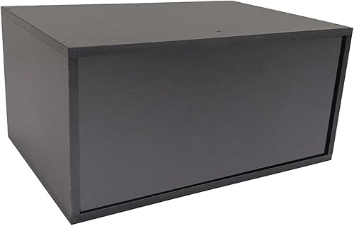 Miniatura 7 de FixtureDisplays Estante para impresora con organizador de papel de escritorio de madera para el hogar y la oficina, elevador de impresora, 2