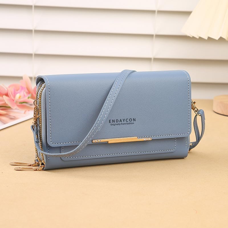 Miniatura 2 de Bolso cruzado pequeño para mujer, bolso para teléfono celular, bolso de hombro para mujer, cartera con ranuras para tarjetas de crédito