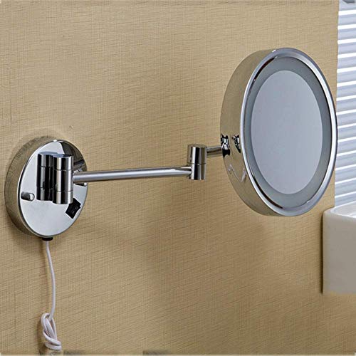 Miroir Lumineux LED de Style Antique avec Bras Extensible Robuste