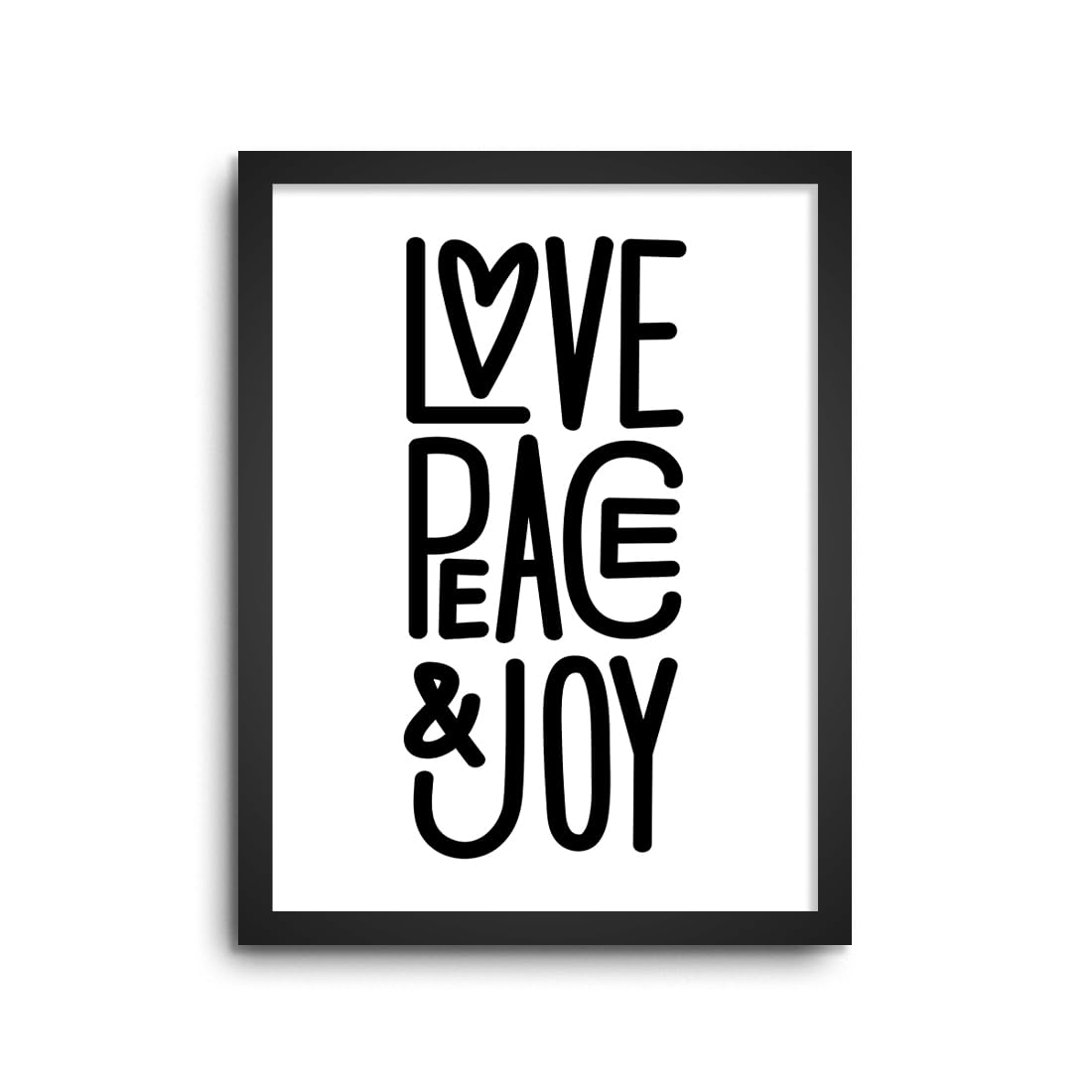 Amazon.com: Love, Peace and Joy Poster : Home & Kitchen