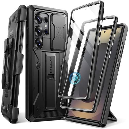 Coque Samsung S25 Ultra antichoc Tongate avec support et clip ceinture
