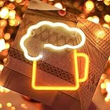 💖💖【Bier Neon Schild】:Das Design der Biertassenform, an Wochenendabenden, verwenden Sie dieses LED-Logo, um Ihre Bar zu beleuchten und ein Bier zu haben! Verwandeln Sie Ihr Zimmer in einen hell erleuchteten Palast und genießen Sie seine Ausstrahlung. Sie können es auch verwenden, um Schächte, Keller usw. zu dekorieren.