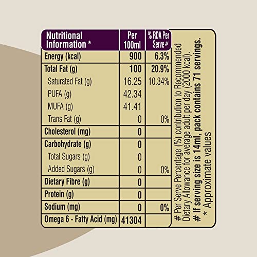 Image of House of Veda Organic Cold Pressed Sesame Oil 1L | Pure Til Ka Tel | Rich in Vitamin E & Natural Antioxidants | Rich, Nutty Flavour | Healthy Heart Cooking Oil | Certified Organic | For Cooking, Skin & Hair
