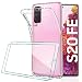 Produktbild [2 Pack] KEEPXYZ Panzerglas Samsung Galaxy S20 FE Displayschutz + Hülle für Samsung Galaxy S20 FE Handyhülle Silikon Transparent TPU Schutzhülle Durchsichtig + Displayschutzfolie für Samsung S20 FE