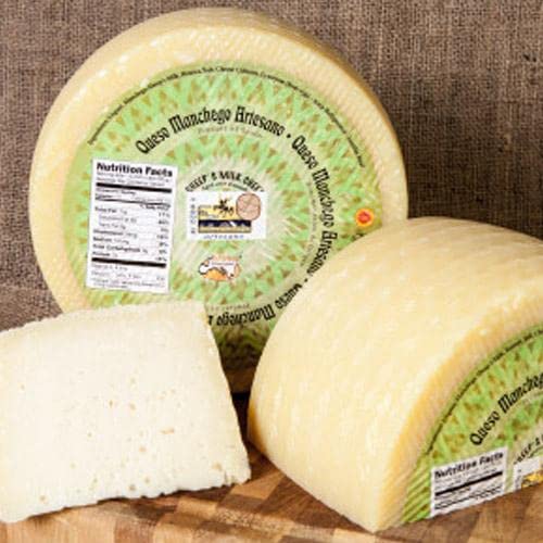 igourmet Spanish Artisan Raw-Milk Manchego Cheese DOP Aged 4 Months