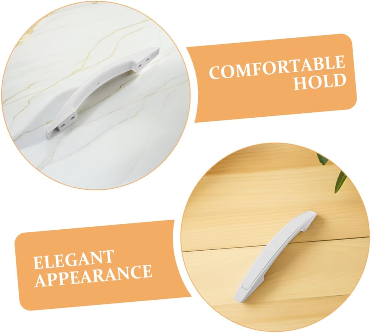 2Pcs Heavy Duty Refrigerator Door Handles Slip Plastic Pull Handles for Walk Coolers Quick Installation Replacement for Freezer Doors Seamless Design for Optimal Seal