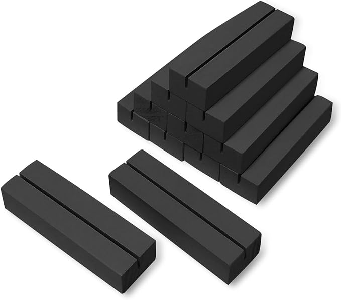 12 Stück Weiße Kartenhalter Holz - Tischkartenhalter Für Hochzeit & Café