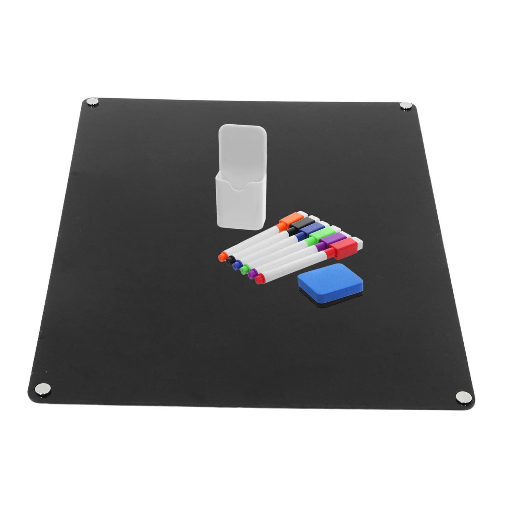 Homoyoyo Lavagna Magnetica Per Frigorifero in Acrilico Con Pennarello Cancellabile Secco Set Utility Magneti Per Promemoria e Organizzazione Quotidiana