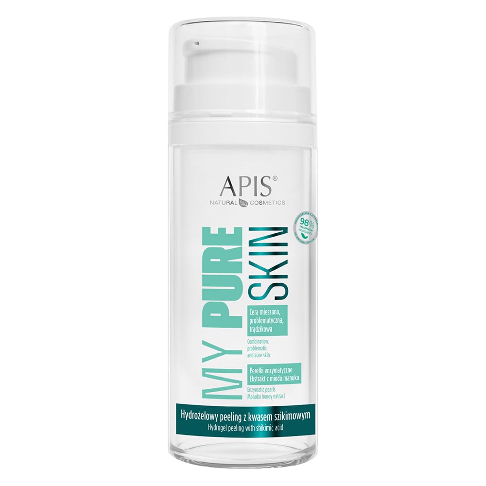 My Pure Skin Hydrogel Exfoliating with Shikimic Acid 100 ml Gentle Exfoliating Cleansing Radiance Moisture Active Ingredients: Shikimic Acid, Niacinamide, Yerba Mate, Manuka Honey, Green Tea