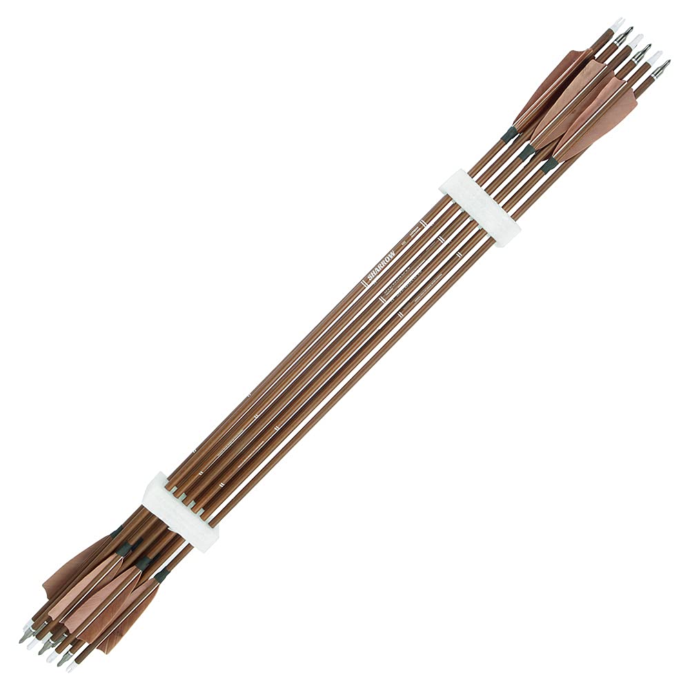 Flechas de Carbono Puro para Tiro con Arco, 32 ", Spine 340/400/500/600, Flechas de Caza para Arco Compuesto y recurvo