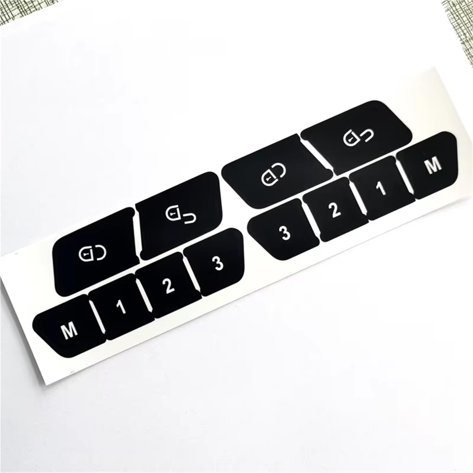 Car Button Stickers Compatible with Benz W204 C300