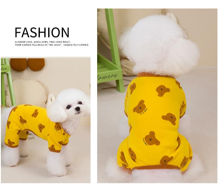 Disfraz para perro AZA pijama otoñal invierno XXL rosa miniatura 4