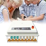 IDEAL EGG INCUBATOR: Diese geflügelbrutmaschine bietet mehr platz für insgesamt 16 eier zum inkubieren. Es ist äußerst benutzerfreundlich, leichter zu reinigen und vielseitiger als andere kleinere inkubatoren. Es ist ein idealer eierinkubator für kleine bis mittlere serien.