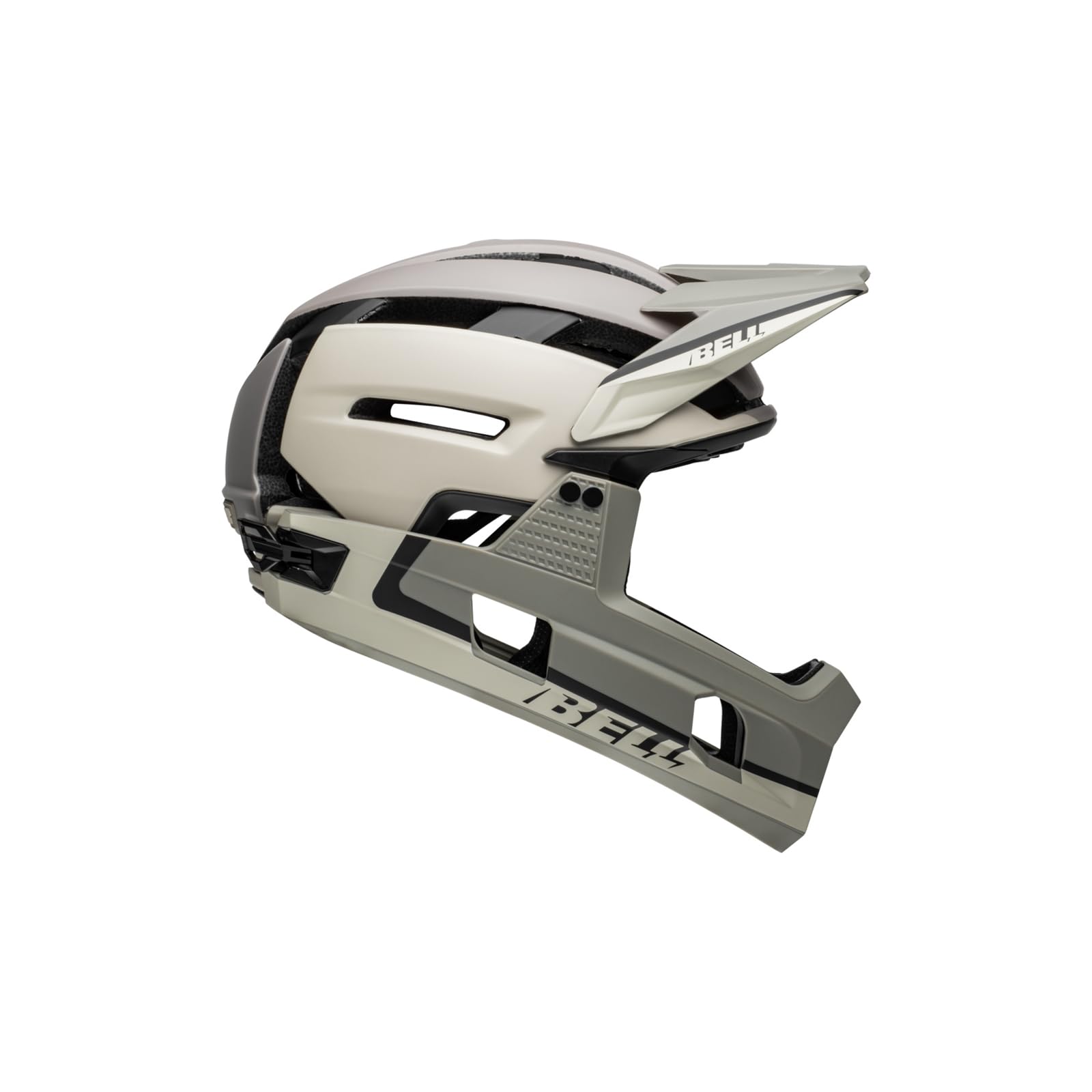 Bell Casco de Bicicleta Unisex Super Air R Spherical para Adultos, Cemento Mate, Gris, M