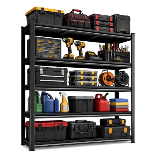 Heavy Duty 5-Tier Garage Shelving Unit (3000LBS)