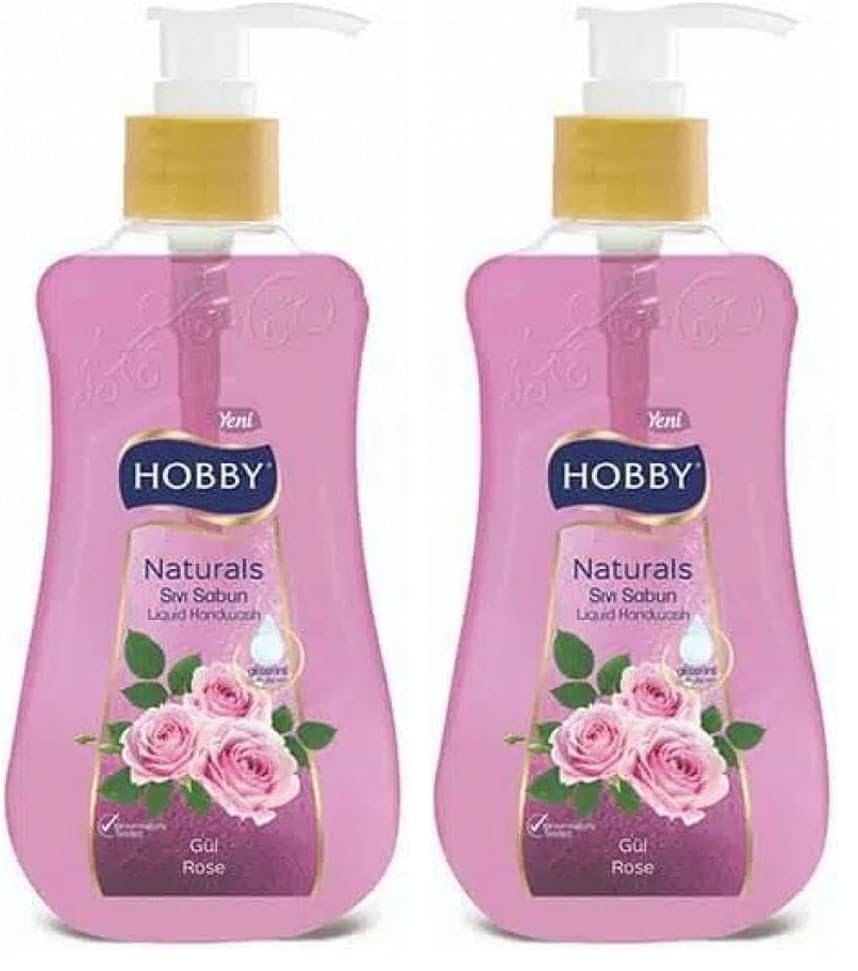 Hobby Sıvı Sabun Naturel Gül 400ml 2li paket