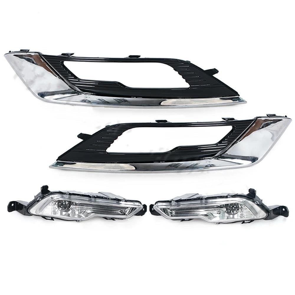 Faro Principale Faro Proiettore Anteriore DRL LED Luce Di Marcia Diurna Fendinebbia Indicatore Direzione Lampada Luci Guida Per Ford Per Fusion 2017-2018 Luce Diurna (Size : 1 paio)