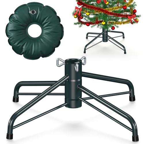 Hemndic Christmas Tree Stand for 4-6 Ft Artificial Trees, Universal Replacement Christmas Tree Base...