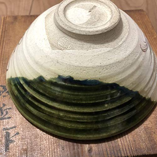 究極の古美術◼️蔵からかなり美しい抹茶茶碗が出てきました。備前焼、茶道具、夏茶碗 究極の美◼️蔵から美しい夕焼け色に鈴蘭が描かれた抹茶