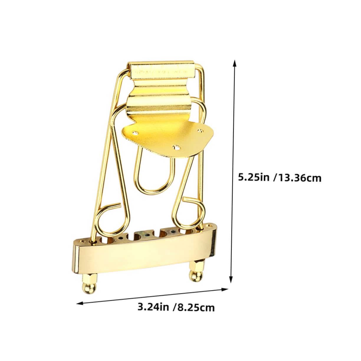 Toyvian 4 Corde Pontper Chitarra Lega per Strumenti Corde Accessorio Chic per Migliorare Del Suono e Facilità Installazione