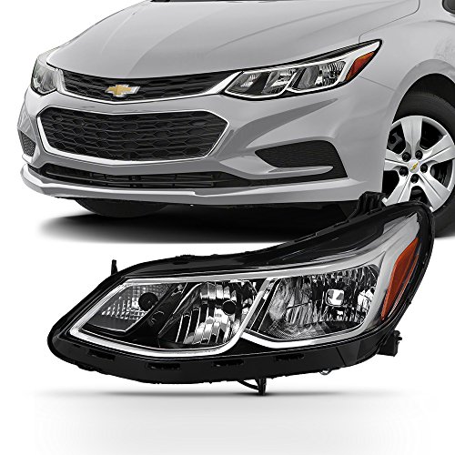 AKKON - For 2016 2017 2018 2019 Chevy Cruze Halogen Model Headlight Driver Left Side Replacement