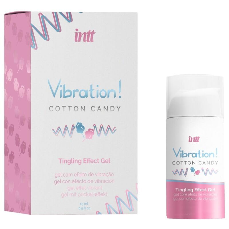 INTT - GEL VIBRATEUR LIQUIDE DE BARBE À PAPA STIMULANT INTIME 15 ML
