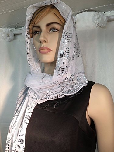 White Sequin Beaded Shawl with Tassle Wedding Party Gift Evening Wrap/wedding/new Year Eve/Formal Event/2