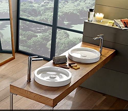 Sottolavello da tavolo bianco Scarabeo Bucket 8810