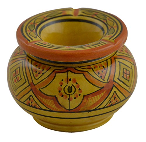 Ceramic Ashtrays Hand Made Moroccan smokless Ceramic Medium