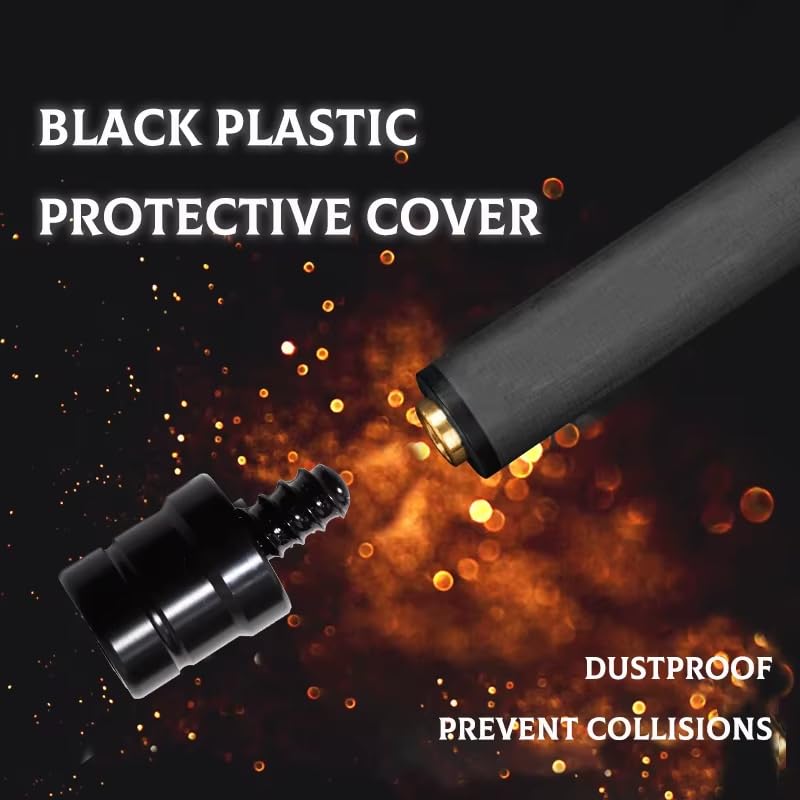 BIZU Carbon Pool Billiard Cue Shaft 10.5mm Tip miniatura 3