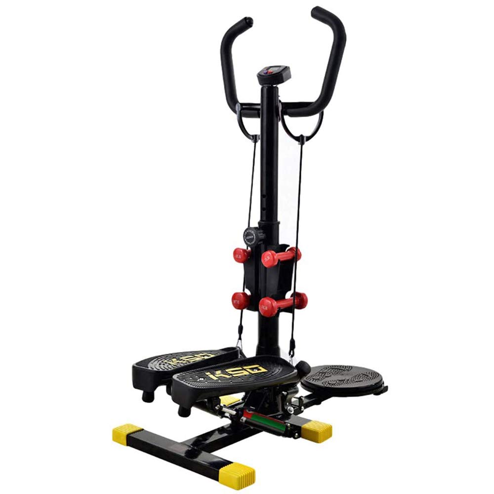 Équipement de fitness Steppers à main courante, affichage LED silencieux pour la maison, capacité de charge de 200 kg, exercice de perte de poids, équipement de fitness multifonctionnel pour hommes et