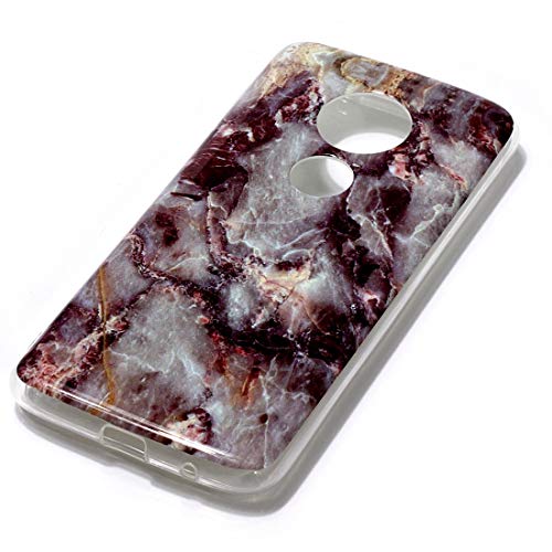 Coque Moto E5 marbre gris pour protection mobile stylée - 3