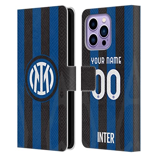 Coque portefeuille iPhone 14 Pro Max pour vibrer au stade avec l'Inter Milan