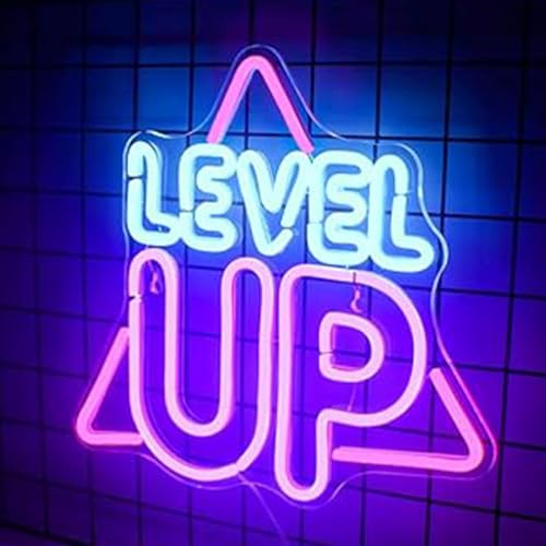 Image of LED Game Sign Game Zone Neon Signs Gaming Room Wall Art Decor Man Cave Lights Signs Gamer Home Bedroom Decoration USB Powered Brightness Adjustable
