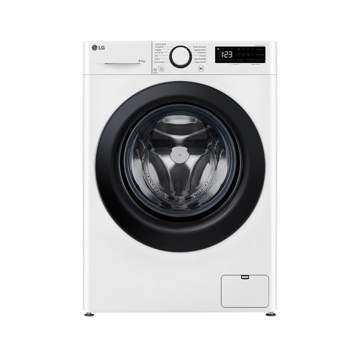LG Lavadora y Secadora F2DR5S8S6W 8KG 1200RPM Blanca