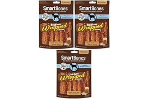 Smartbones Mini Chicken Wrapped Sticks Peanut Butter Dog Treats