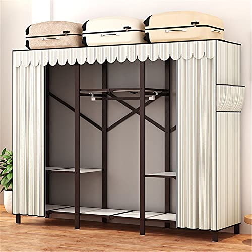 Mueble portátil para guardarropa y dormitorio con diseño plegable 3
