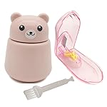 CoaGu Bear Pill Crusher & Splitter Kit - BPA-Free Combo for Pills/Tablets, FDA-Compliant Fine Powder, Nursing Home & Travel