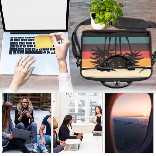 Bolsa para portátil retro para laptop 15 pulgadas miniatura 6