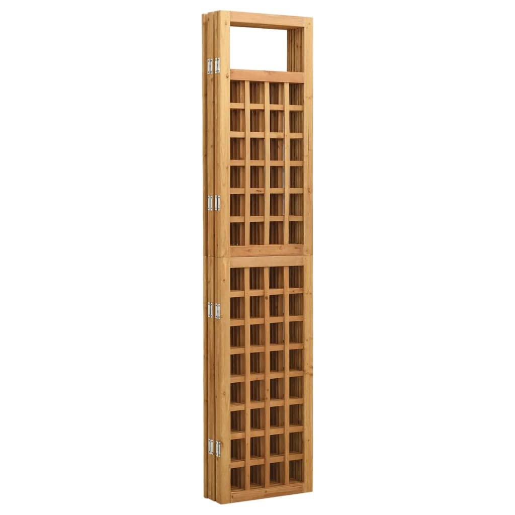 vidaXL Tannenholz Massiv Paravent Spalier 5-TLG. Rankhilfe Raumtrenner Raumteiler Trennwand Umkleide Sichtschutz Spanische Wand 201,5x180cm