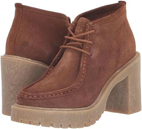 Lucky Brand Women's Hollia Lace-Up Bootie Ankle Boot, Tan, 7.5 | Image 6