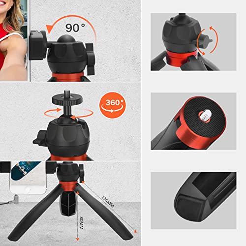 comica CVM-VM10-K2 PRO Microfone para smartphone com mini tripé, microfone shotgun de vídeo para iPh